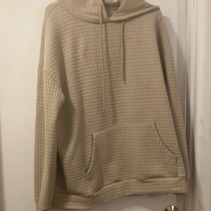Men's Beige Hoodie Sweater